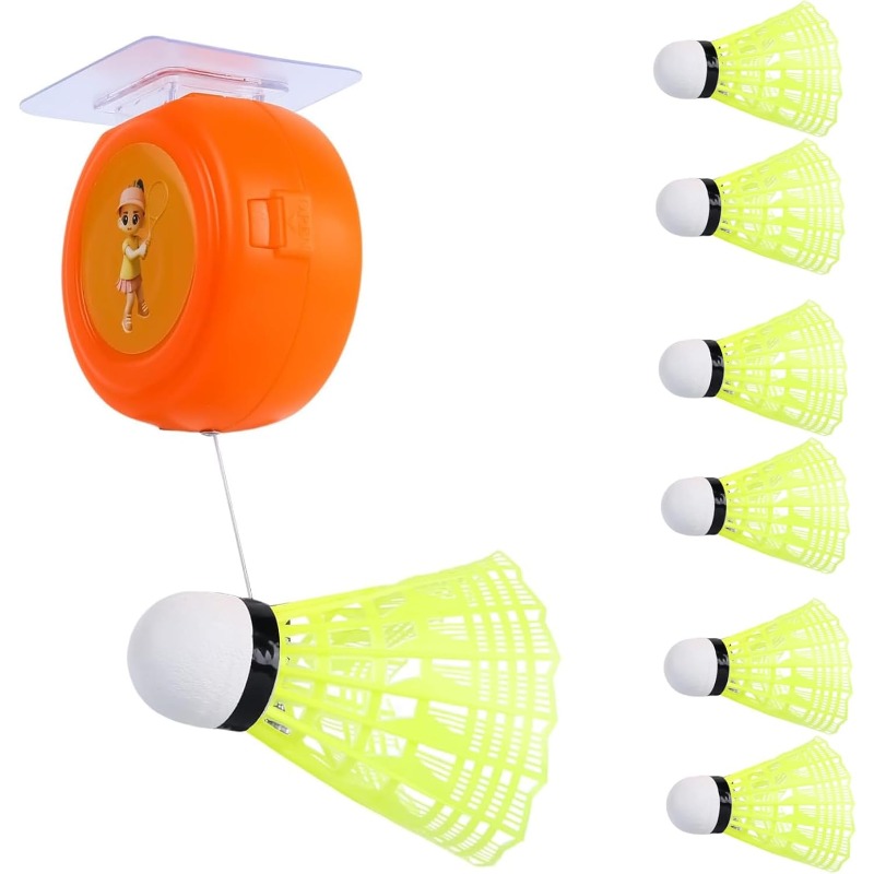 جهاز تدريب الريشة الطائرة للاع - مراجعة Badminton Rebound Trainer وسعره