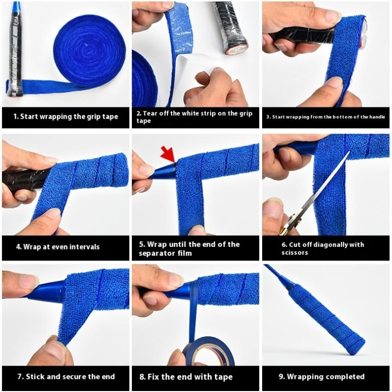 مجموعة جديدة من شريط قبضة مضرب - مراجعة Badminton Grip وسعره