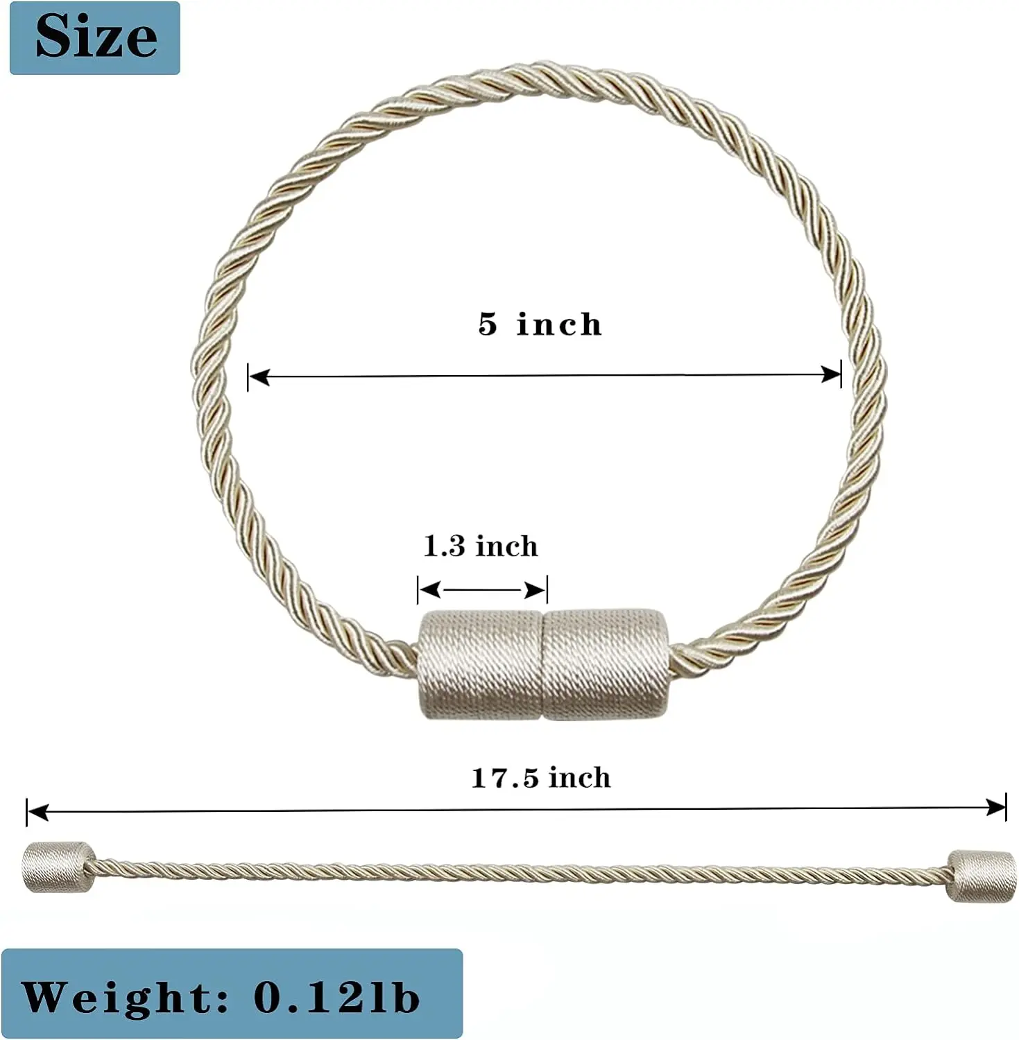 4 قطعة حبل الستار العمودي تيبا - مراجعة String Tension Clip وسعره