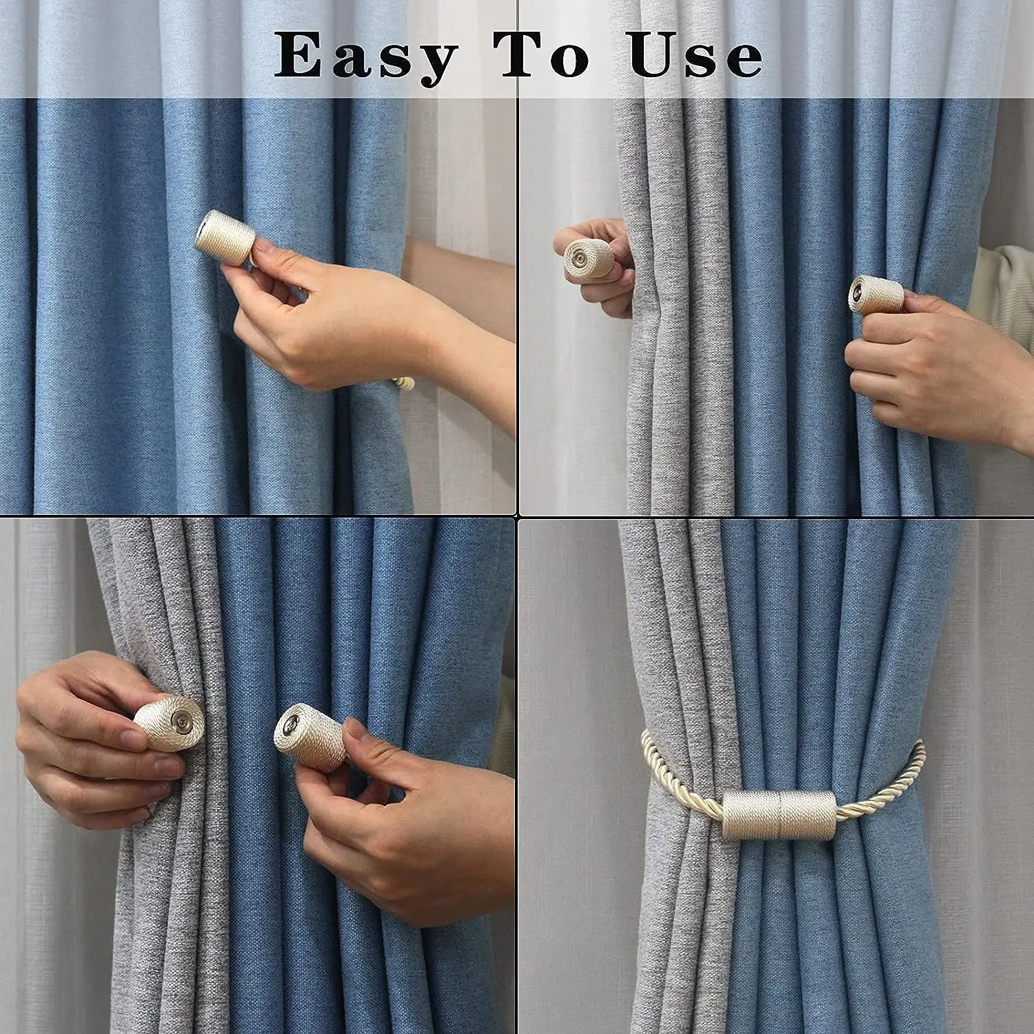 4 قطعة حبل الستار العمودي تيبا - مراجعة String Tension Clip وسعره