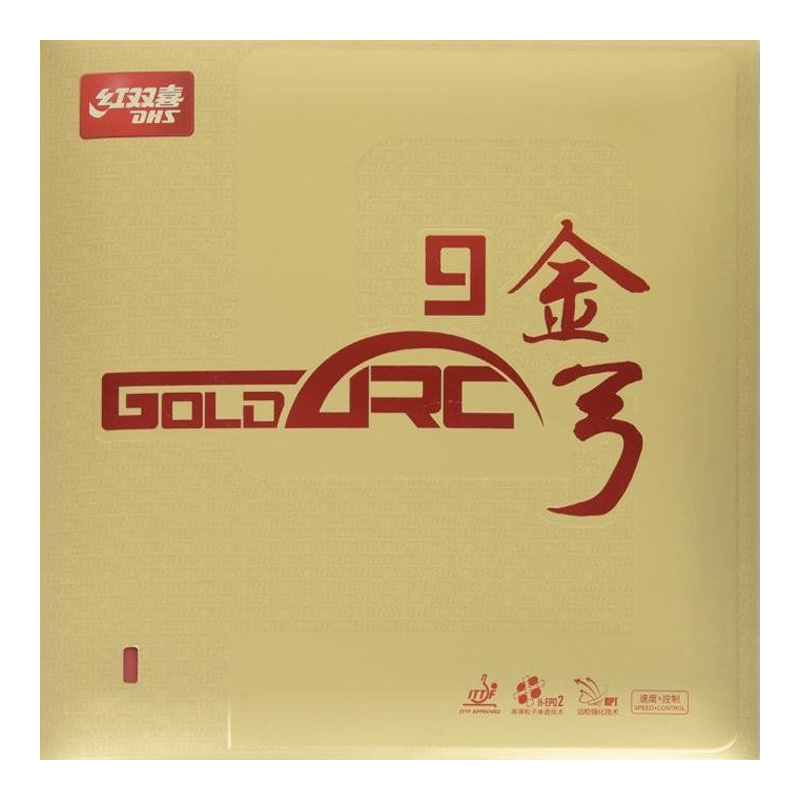 مطاط تنس الطاولة DHS Gold Arc  - مراجعة Badminton Background وسعره
