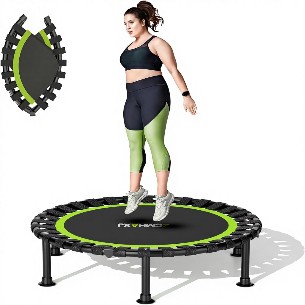 ترامبولين صغير قابل للطي 40 بو - مراجعة Training Net Mini وسعره